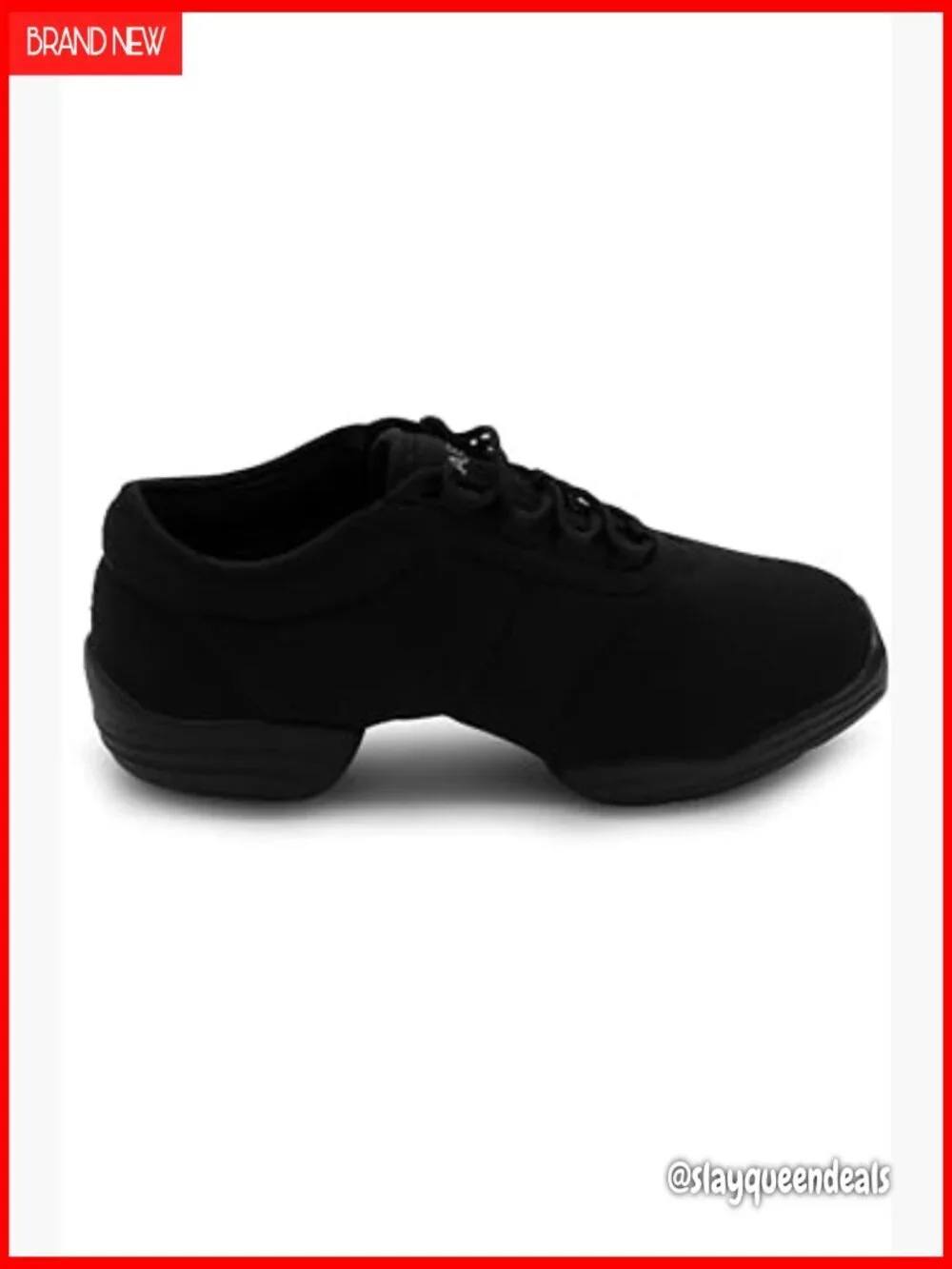 Canvas Dance Sneakers with Padded Tongue and Removable Footbed